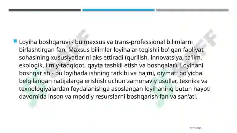 Loyixanimoddiy resurslarini boshqarish 7