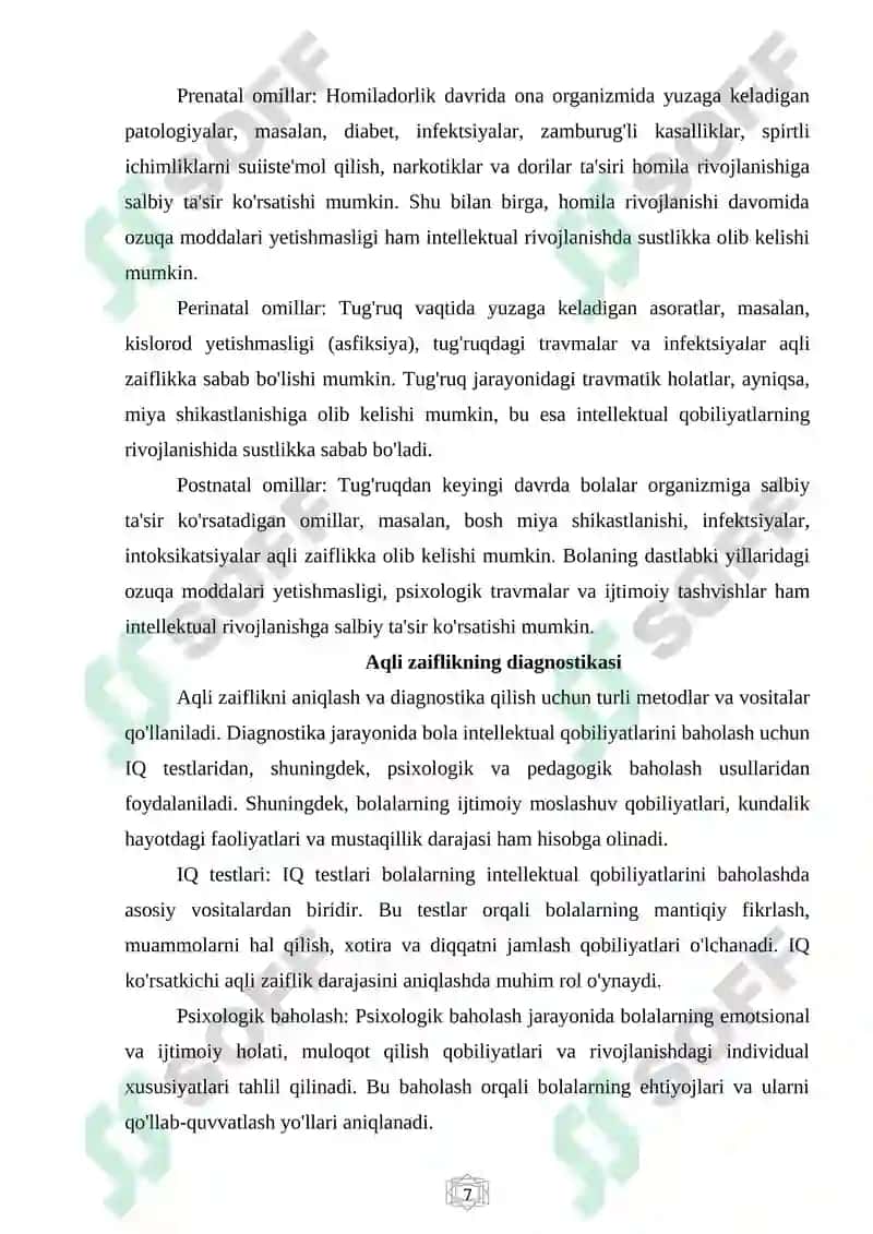Aqli zaif bolalar bilan korreksion ishlar 7