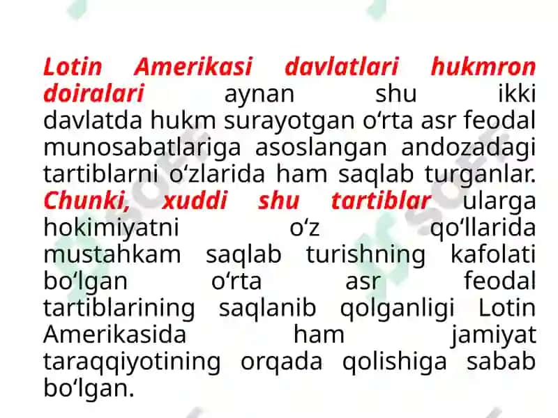 Lotin Amerikasidagi davlatlar tarixi 7