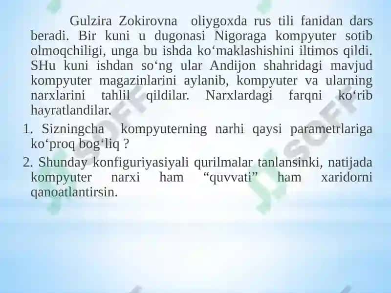 Axborotjarayonlarining dasturiy ta’minoti 7