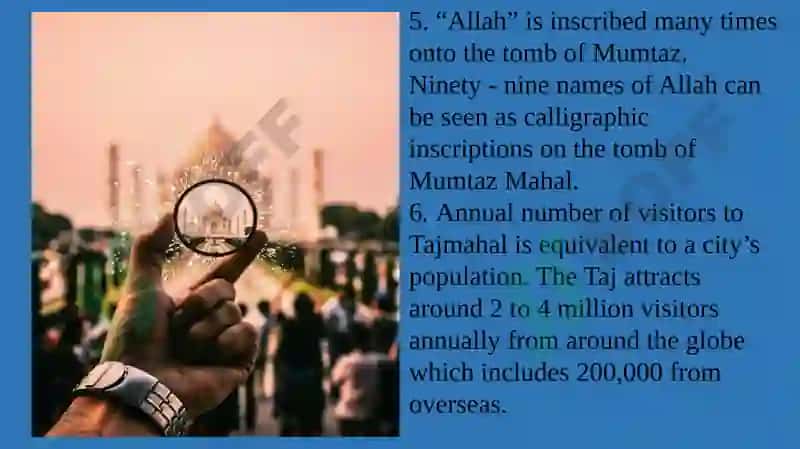FACTS ABOUT TAJMAHAL 7