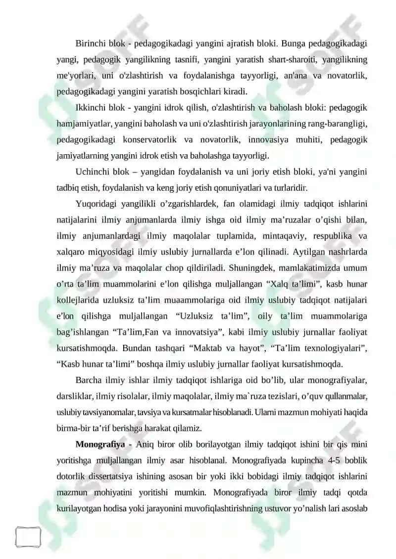 OTM KAFEDRASI PROFESSOR O'QITUVCHILARINING ILMIY FAOLIYATINI MONITORING QILISH TIZIMI 7