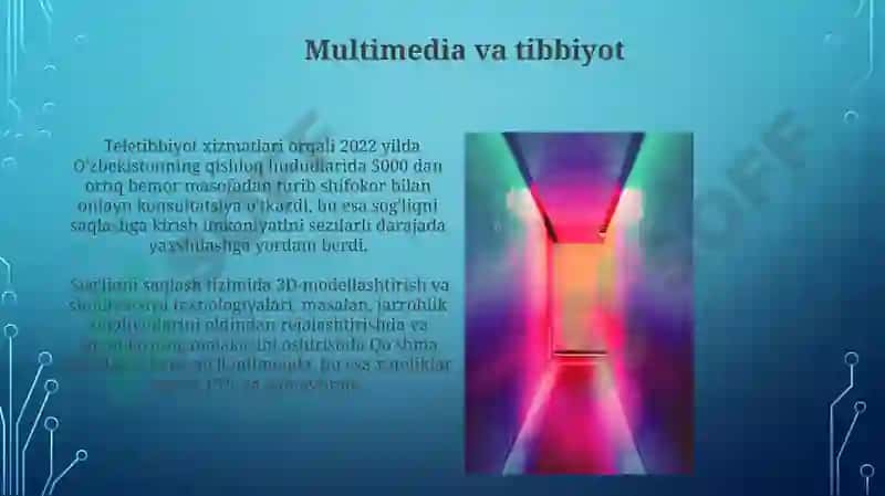 Multimedia va uning zamonaviy ta limoti 7