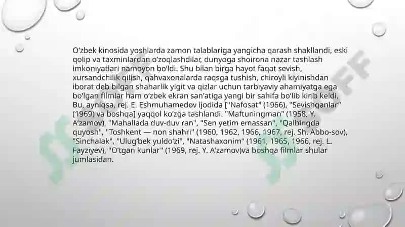 O‘zbekistonda dastlabki kino va teatr san‘atining kirib kelishi 7
