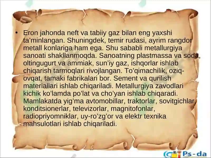 Erоn Islom Respublikasi 7