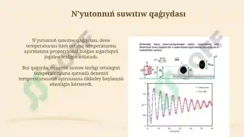 differential ten'leme arqalı modellew 7