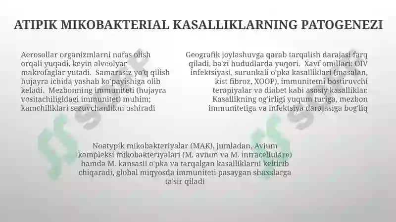 Atipik Mikobakterial Infektsiyalar 7