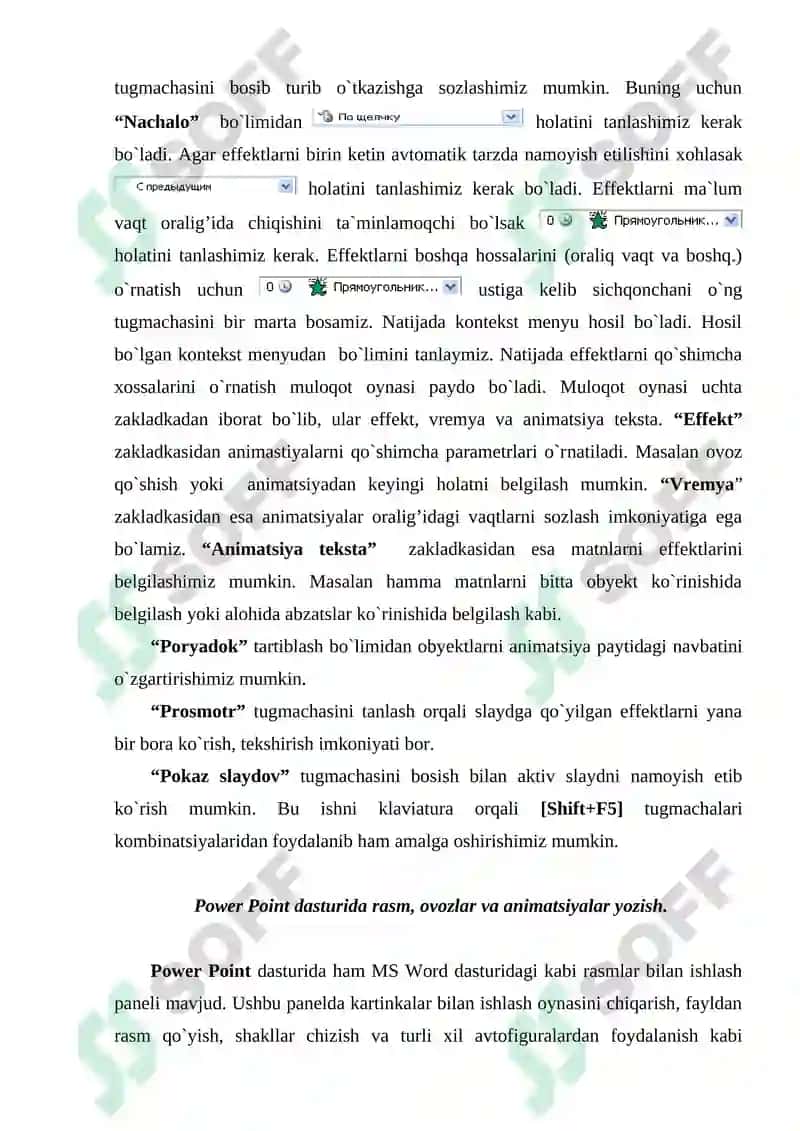 Power Point dasturi 7