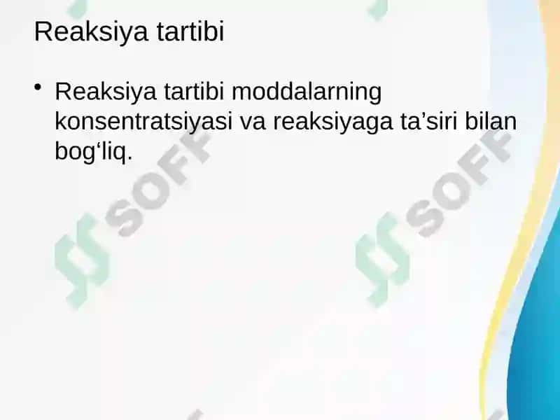 Kimyoviy kinetika asoslari 7
