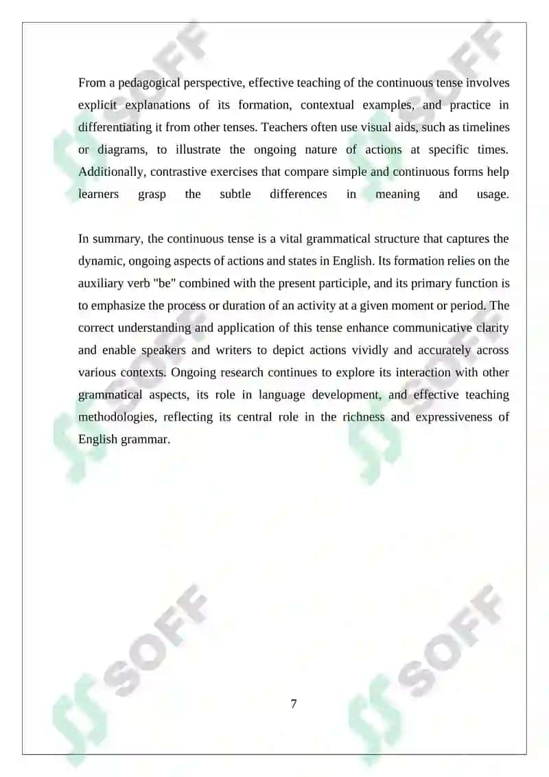 Continuous Tense 7