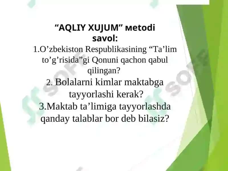 Bоlalarni maktab ta’limiga tayyorlash metоdikasi 7