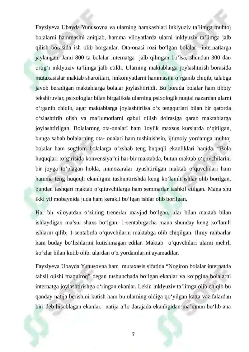 Inkuliziv Talimga Jalb Qilish Bosqichlari 1-2 Bosqich 7