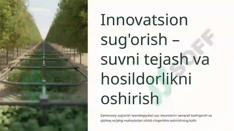 Suv Omborlari va Gidromeliorativ Tizimlarning Ahamiyati 7