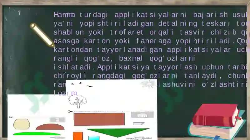 Applikatsiyaga oʻrgatishning vazifalari. MTTning yosh guruhlarida applikatsiyaga oʻrgatishning metodlari 7