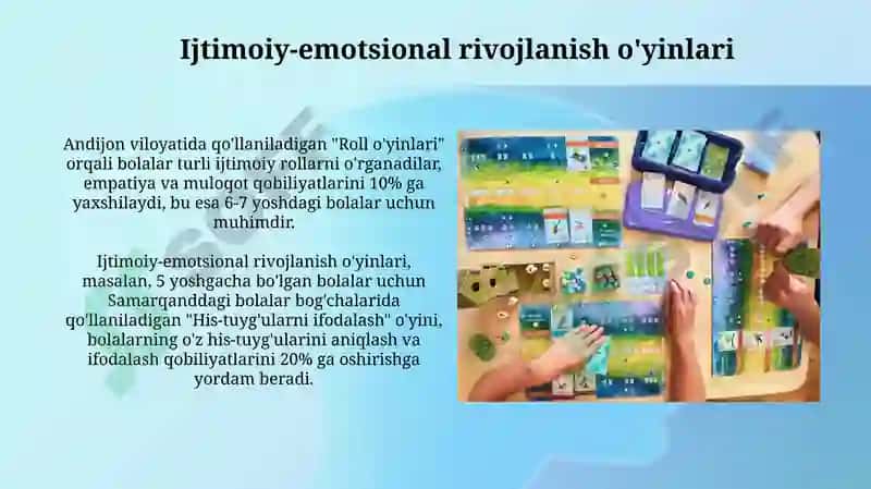 Maktabgacha ta'lim tashkilotida ta'limiy oʻyinlar va ularning ahamiyati 7