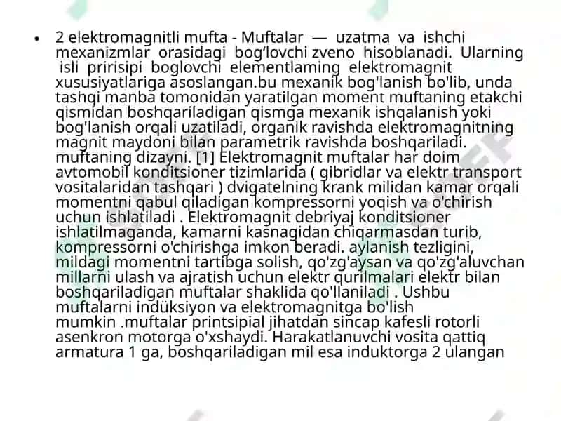 AVTOMATLASHTIRISHNING TEXNIK VOSITALARI VA RAQAMLI AVTOMATIKA 7