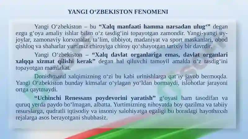 Yangi O‘zbekiston strategiyasi 7