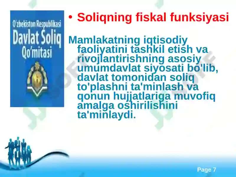 MAKROIQTISODYOT FANIDAN TAYORLAGAN MUSTAQIL ISHI 7