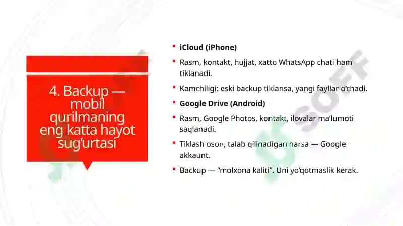Mobil qurilmalarda (Android/iOS) o‘chirilgan fayllarni qayta tiklash 7