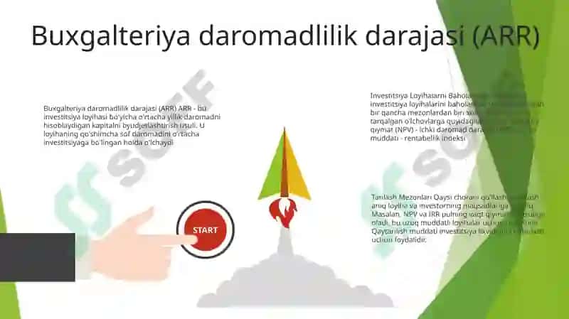 Investitson Loyihalarni Baxolash Mezonlari 7