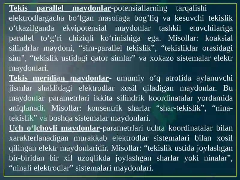 Elektron-ionli texnologik asoslari va qishloq va suv xo‘jaligida foydalanish yo‘nalishtari 7