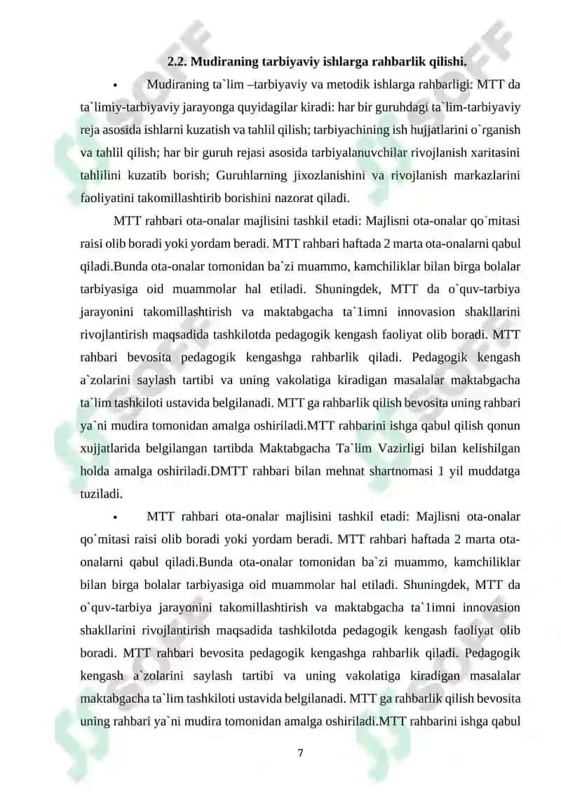 Maktabgacha Ta'lim Tashkilotlari 7