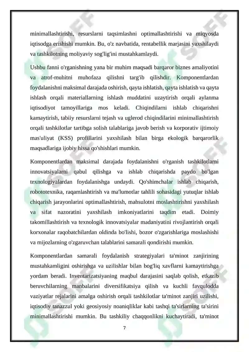 FIRMALAR FOYDASINI MAKSIMALLASHTROSH YO’LLARI 7