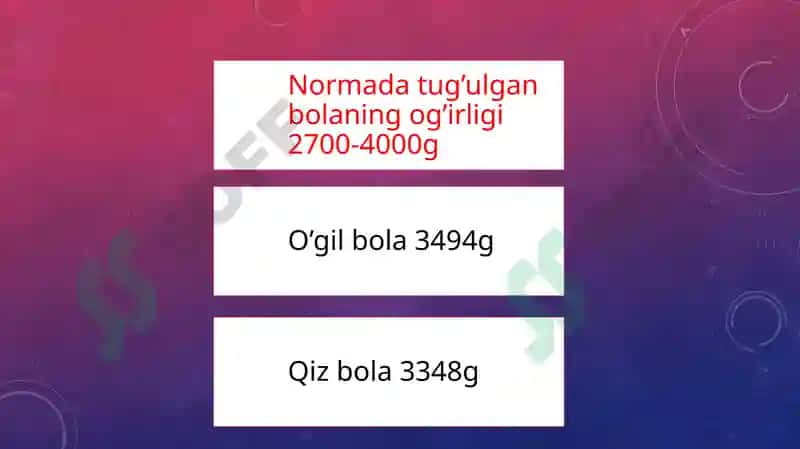 Bolalarning jismoniy rivojlanishini asosiy ko’rsatkichlari 7