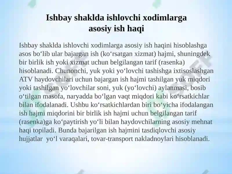 Avtotransport korxonalarida buxgalteriya hisobining xususiyatlari 7
