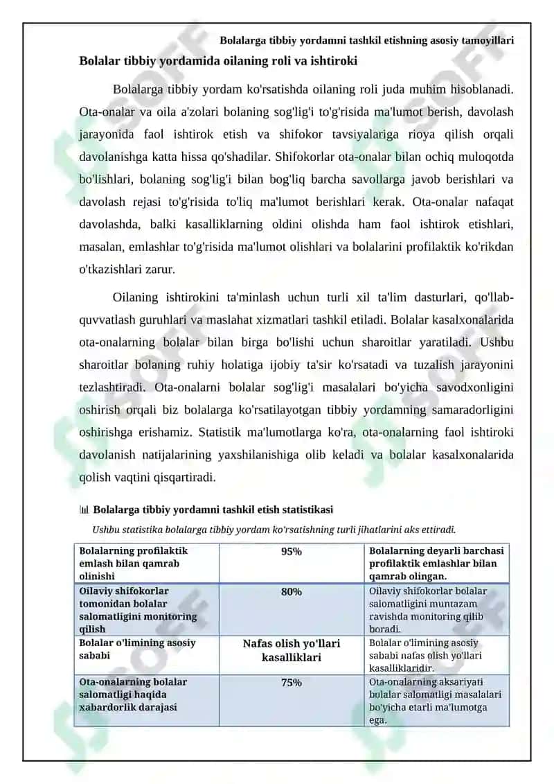 Bolalarga tibbiy yordam korsatishni tashkil qilish 7