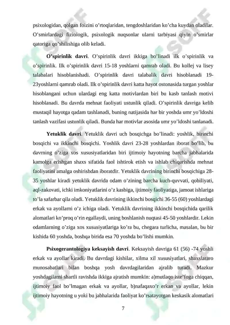Yosh va Jins Xususiyatlari Faollikdagi Ixtiyoriylikka Ta'siri 7