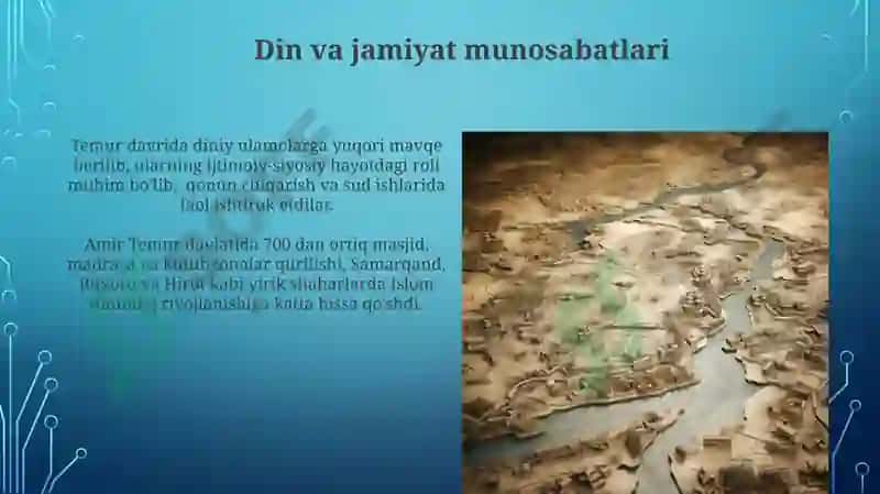 Amir Temur davlatining boshqaruvi 7