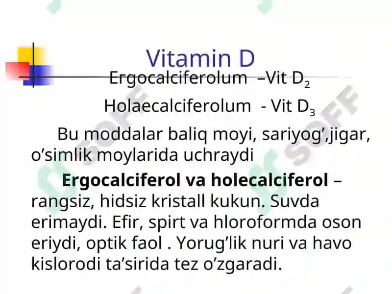 Suvda eruvchi vitaminlar 7