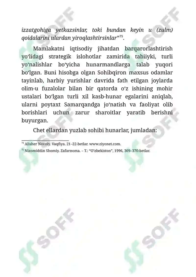 A.TEMURNING IJTIMOIY-IQTISODIY QARASHLARI 7