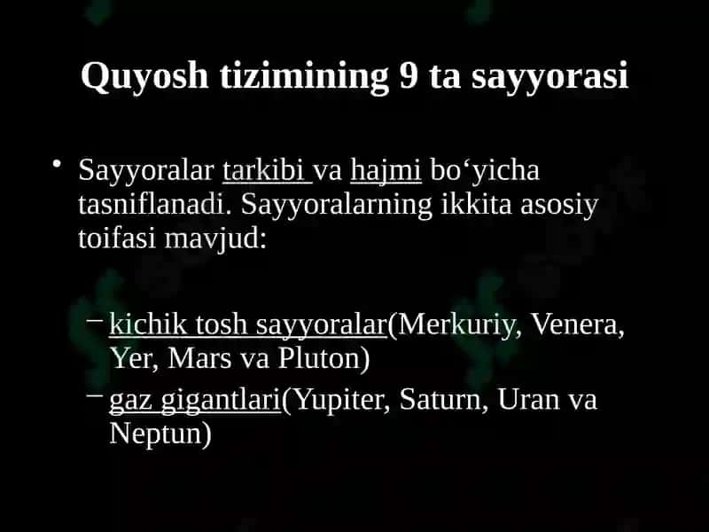 Quyoshtizimi 7