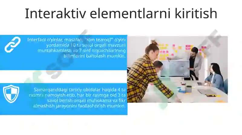 Ijtimoiy pedagogik taqdimotning bosqichlari 7