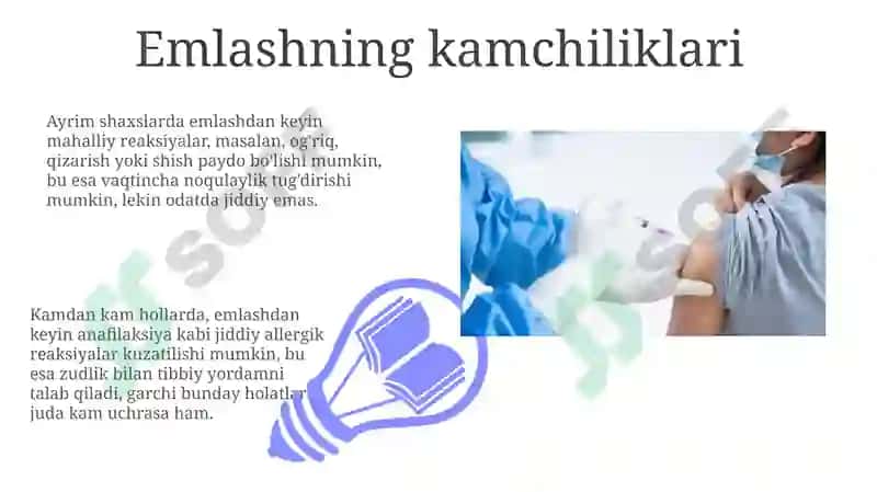 Aholini emlash qamrovining tendentsiyalari 7