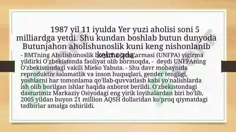 YuNIDO- BMT ning sanoatning rivojlantirish tashkilotining tashkil topishi va vazifalari 7