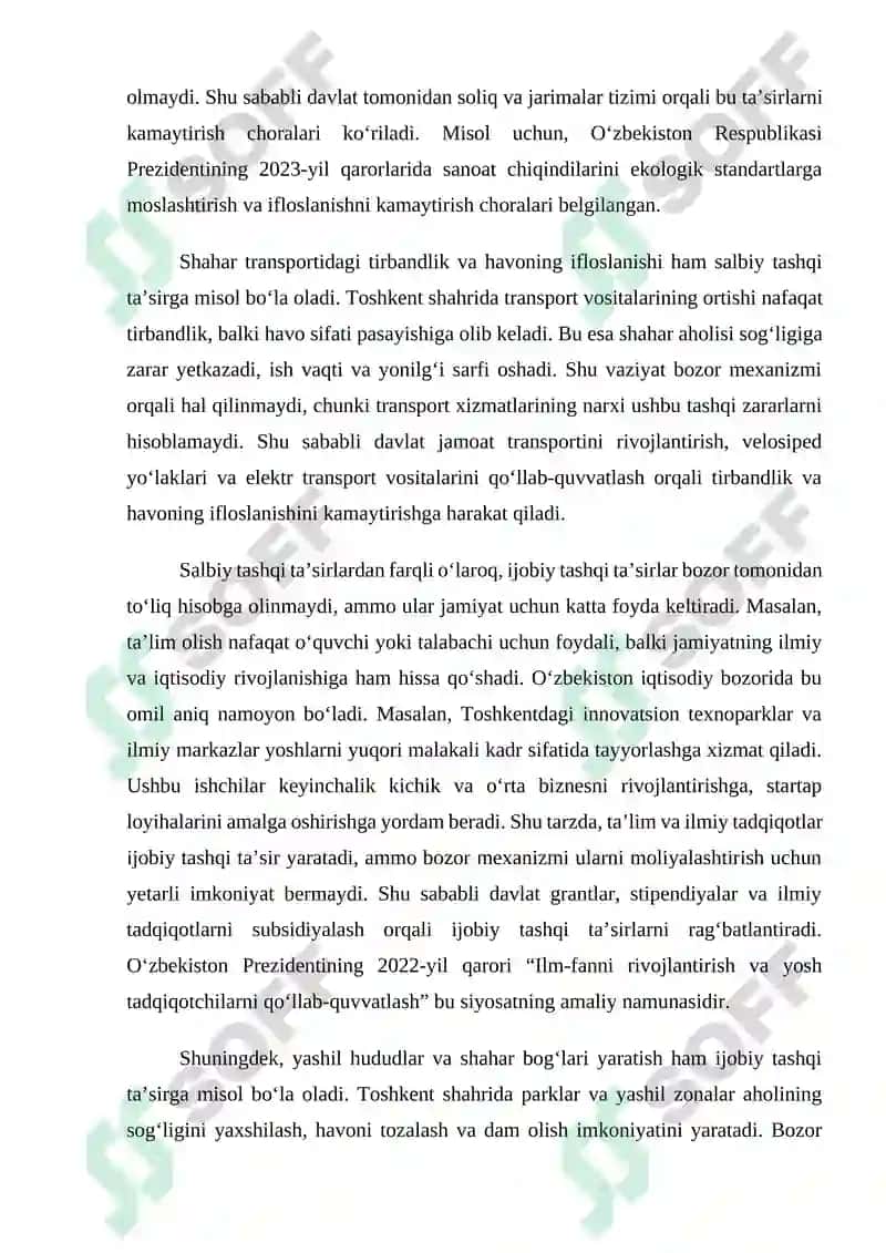 BOZORDAGI MUVAFFAQIYATSIZLIKLAR VA SAMARADORLIK 7