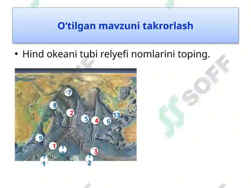 O‘tilgan mavzuni takrorlash 7
