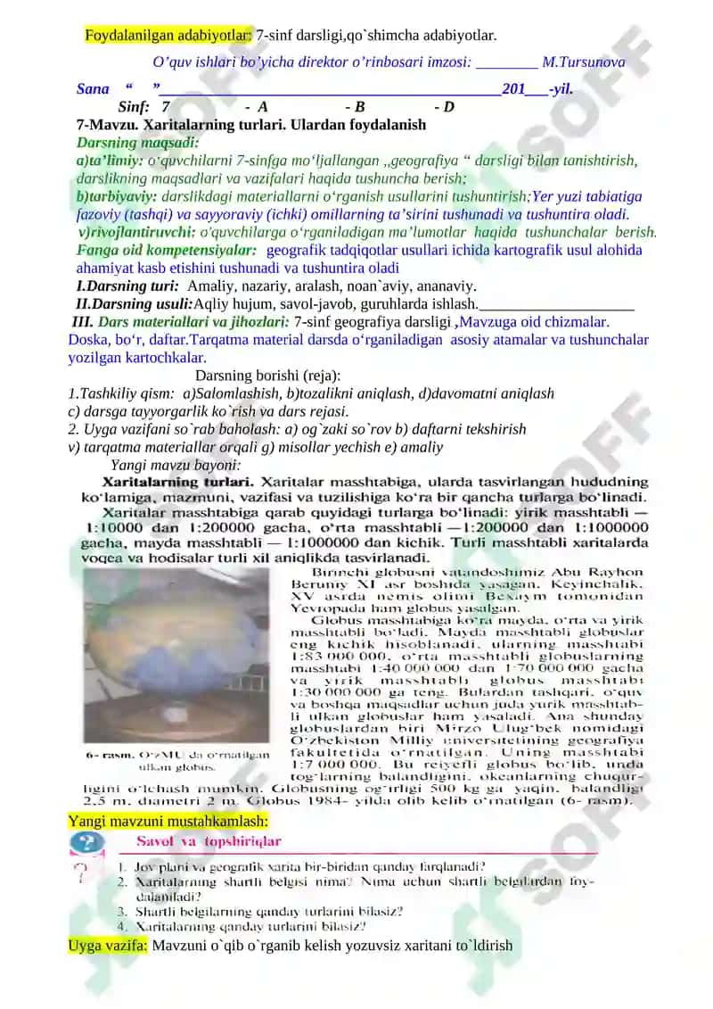 Geografiya darsligi 7