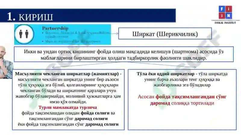 Бизнесни солиққа тортиш режимлари 7