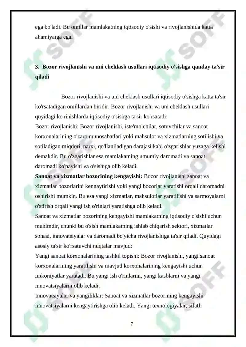 Iqtisodiy tahlilda omillar aloqadorligi va ularning turlari REFERAT ISHI 7