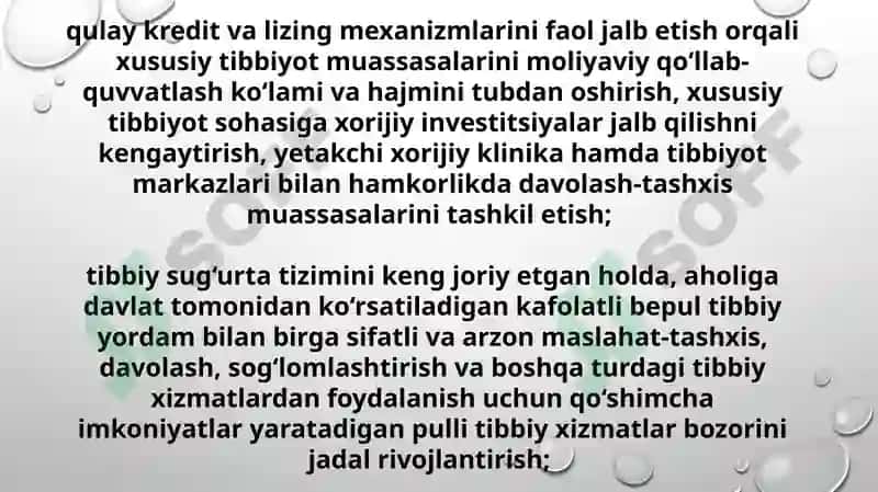 Sog'liq nisaqlash tizimi 7