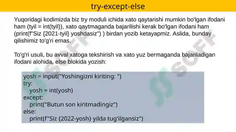 DASTURLASH FANIDAN YOZGAN MUSTAQIL ISHI 7