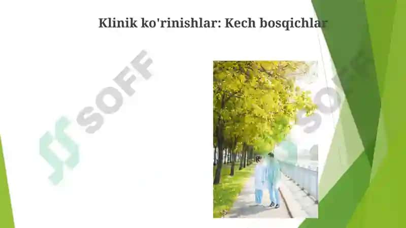 Alzheimer kasalligi etiopatogenezi, klinikasi, diagnostik dif 7