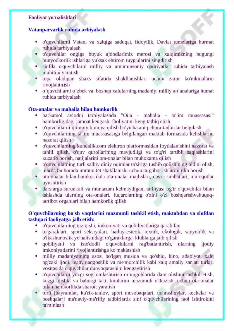 O'zbekiston Respublikasi Maktabgacha va maktab ta’limi vazirining 2024-yil 23-avgustdagi 273-sonli buyrug‘i 7-ilovasi asosida tayyorlangan 7