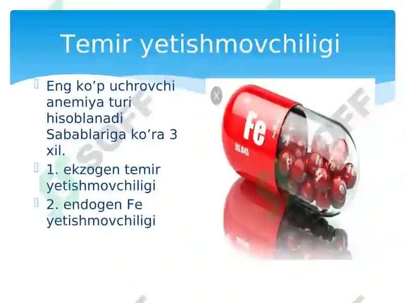 Bolalarda qon yaratish a’zolarini jarohatlanish semiotikasi va sindromlari 7