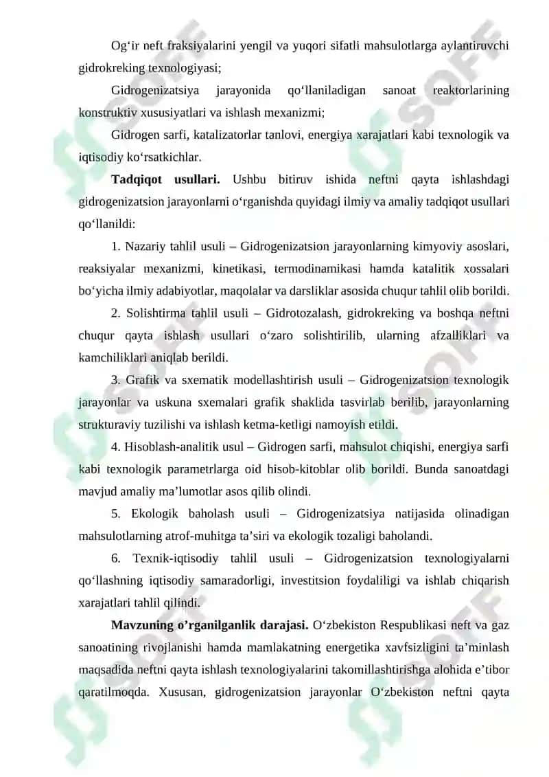 Gidrogenizatsiya texnologiyasi 7