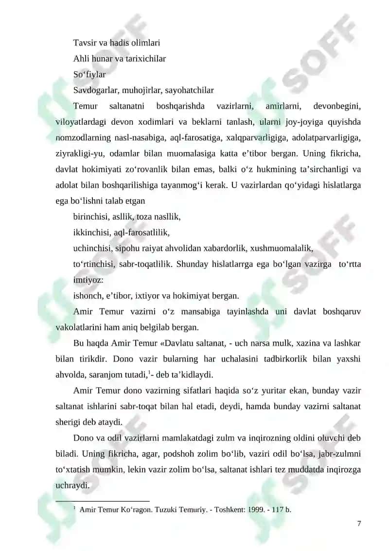 Amir Temur va temuriylar davridagi siyosiy va huquqiy ta’limotlar 7